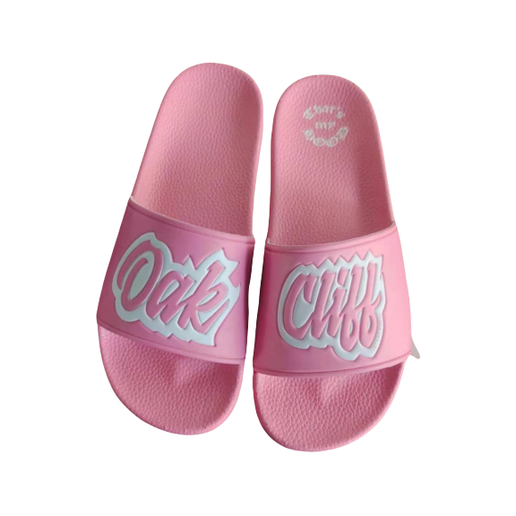 Hot pink hot sale nike slides