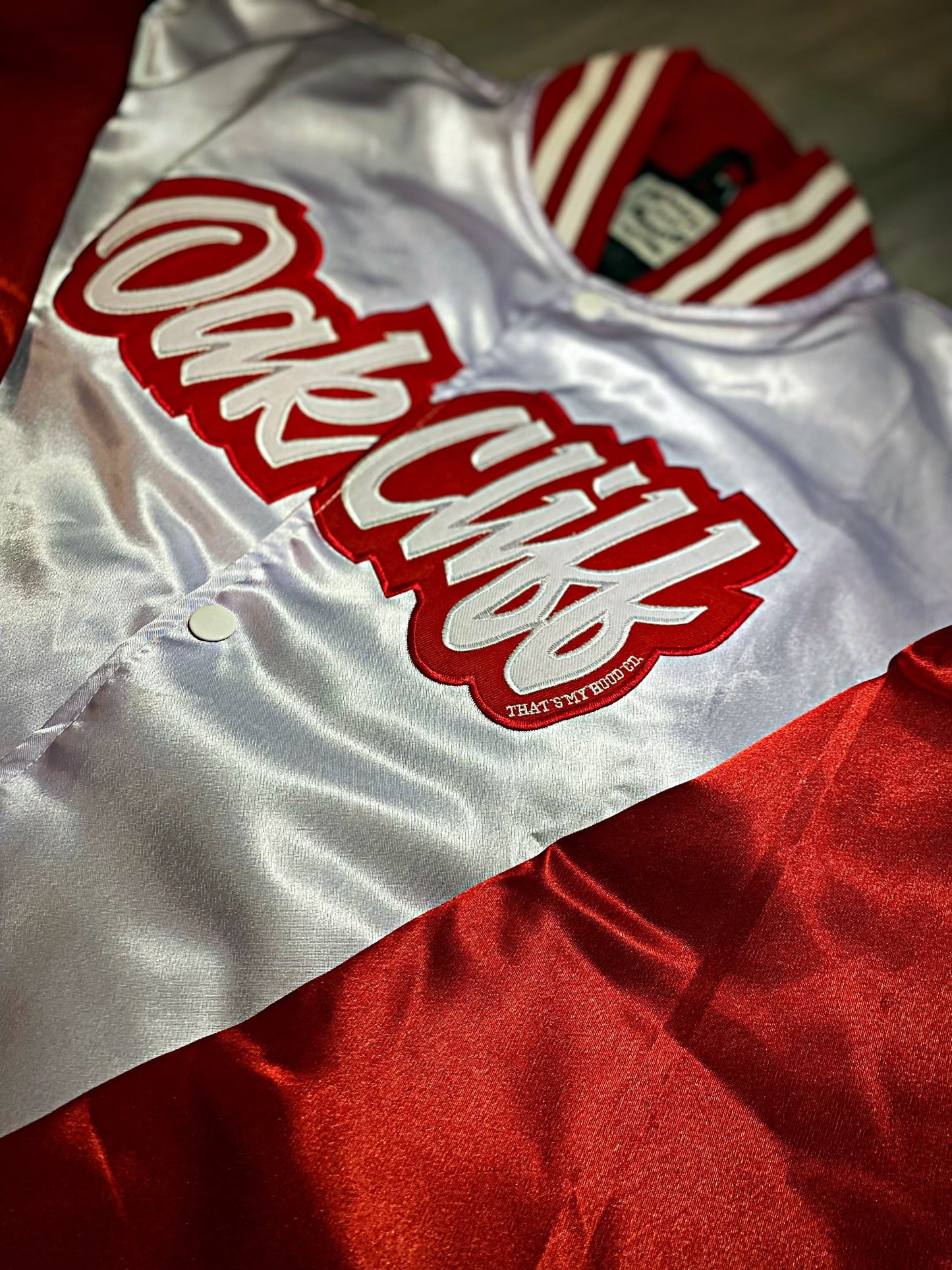 Oak Cliff Jacket 2021 (White and Red)
